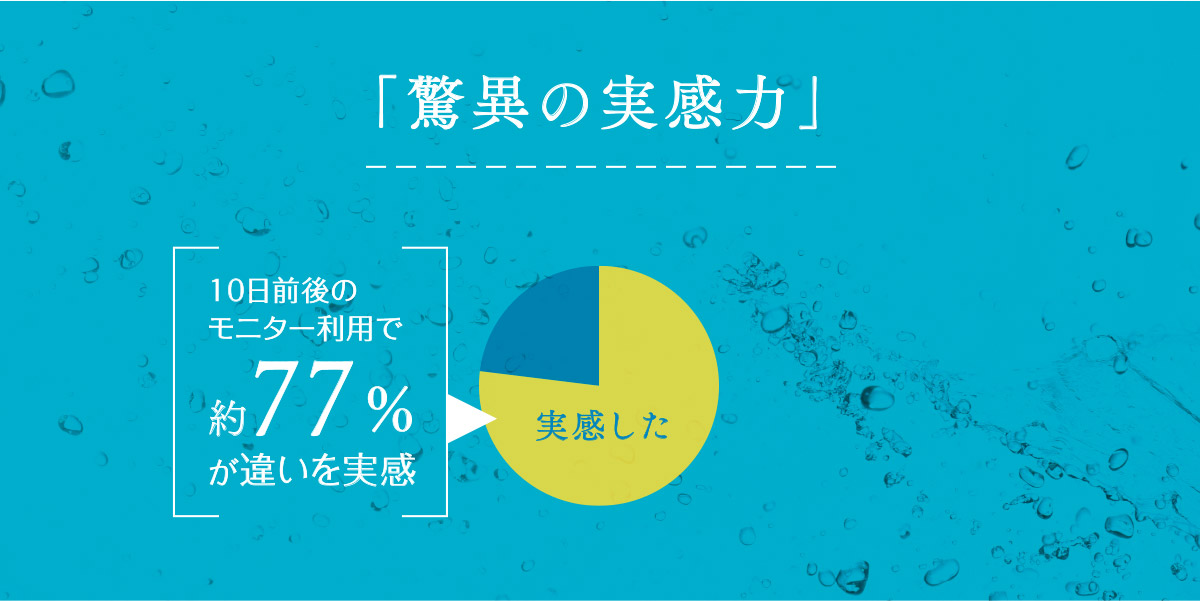 驚異の実感力